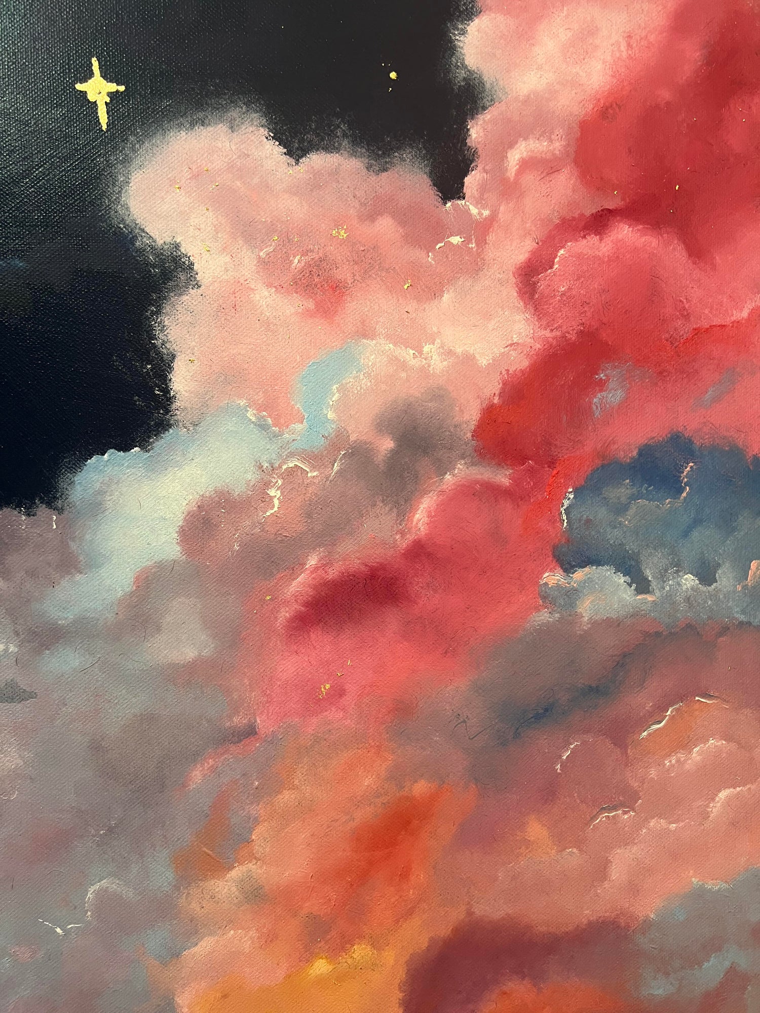 multi coloured clouds by kendelle ashton